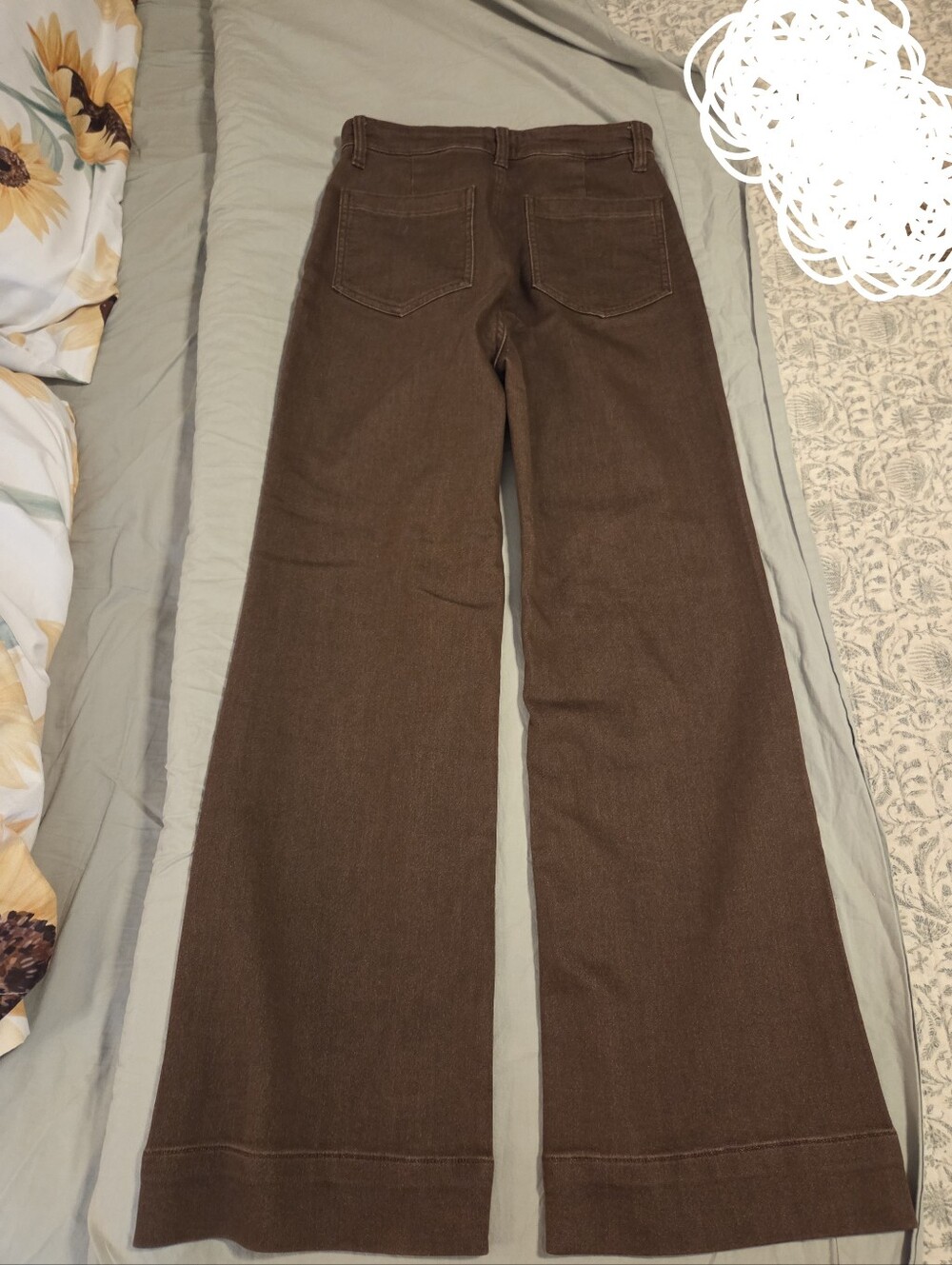 Womens Faherty Wide Leg Pants